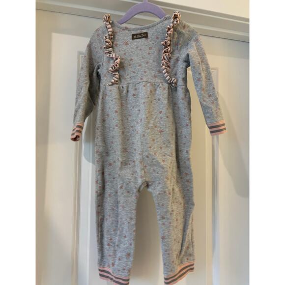 Matilda Jane Pink Stars Fall Autumn Romper 18-24 months - Picture 2 of 3